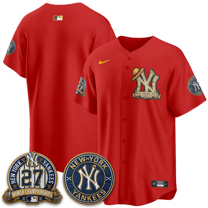 NYY x OP Japanese Cartoon Limited Jersey -  Stitched