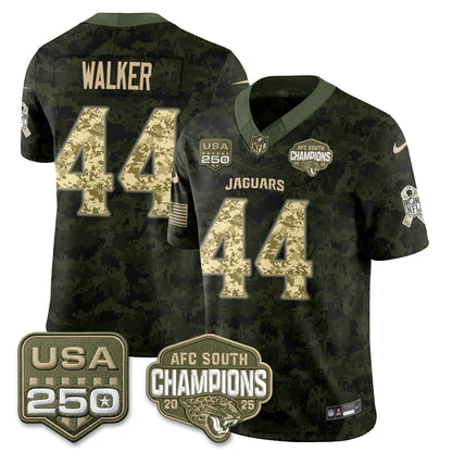 Jacksonville Jaguars 2026 Salute to Service Vapor Jersey - Stitched