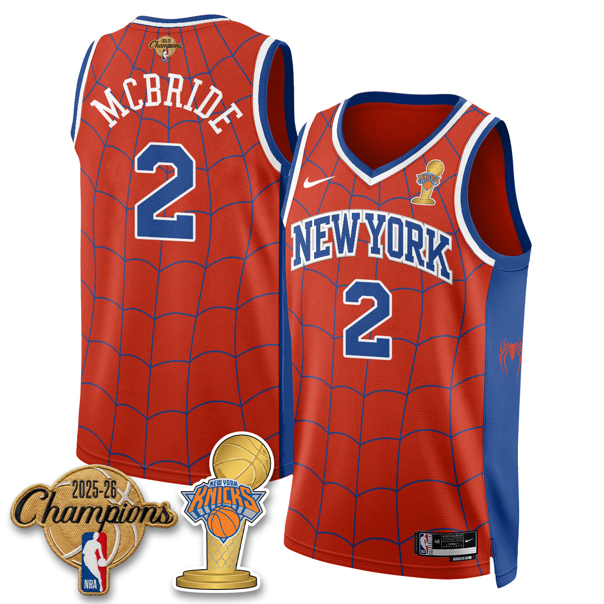 New York Knicks 2026 Champions Brand New Day Vapor Jersey - Stitched
