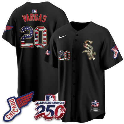Chicago White Sox 2026 Independence Day USA Vapor Jersey - Stitched