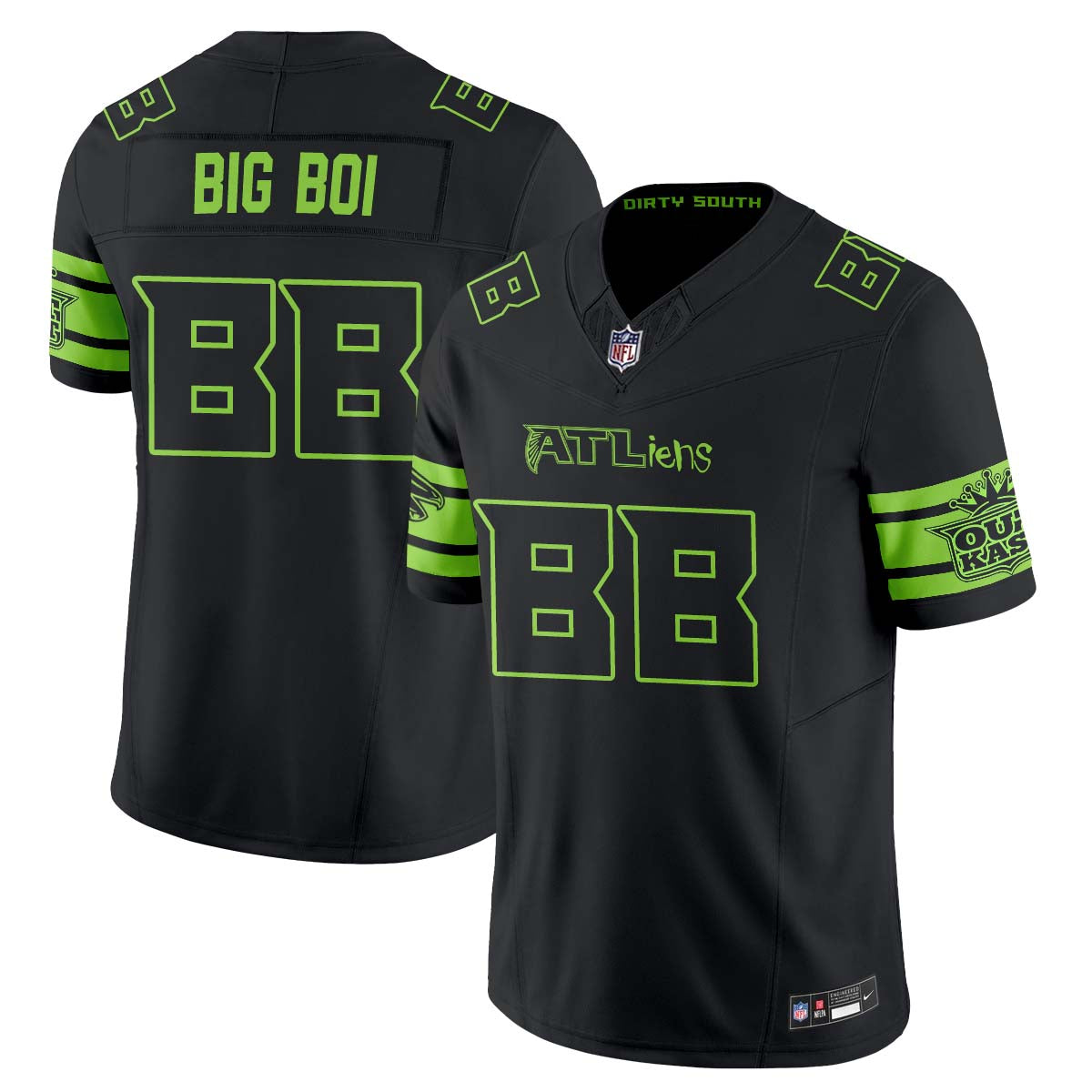 ATL 30th Anniversary ATLiens Vapor Jersey - Stitched