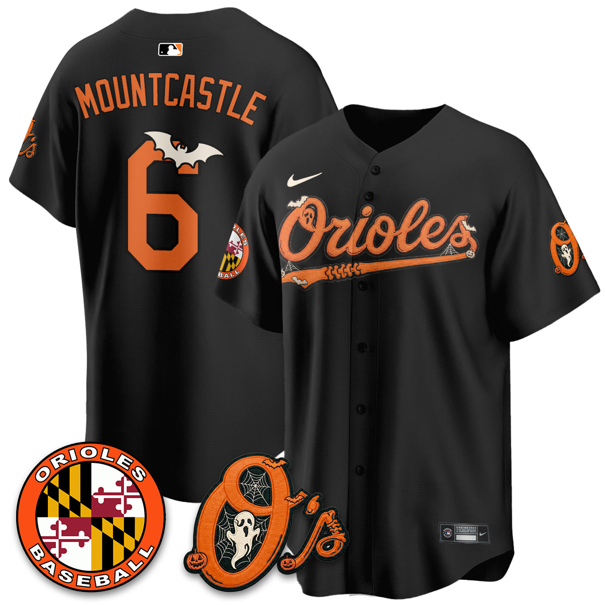 Baltimore Orioles Halloween 2026 Vapor Limited Jersey - Stitched