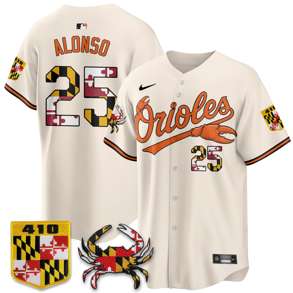 BAL Crab x Maryland Vapor Limited Jersey - Stitched