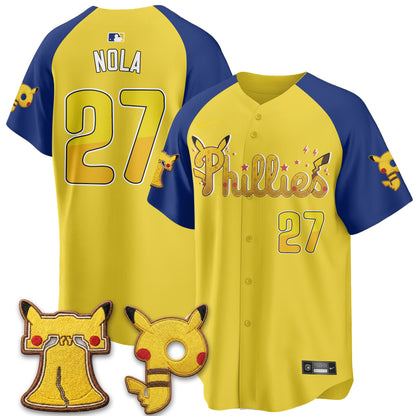 Philadelphia Phillies x PKM Edition Vapor Limited Jersey - Stitched