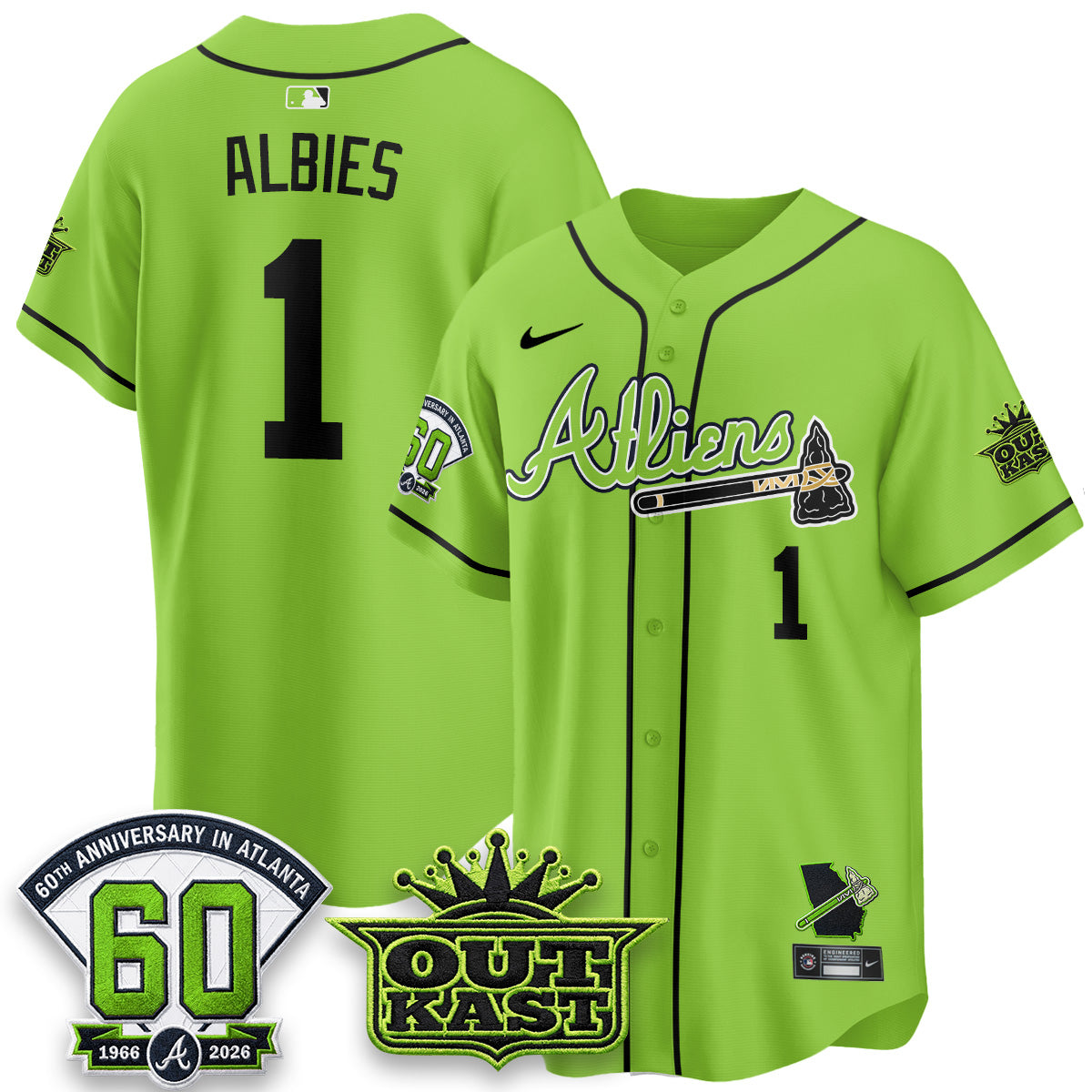 ATL x Outkast Atliens Vapor Jersey - Stitched