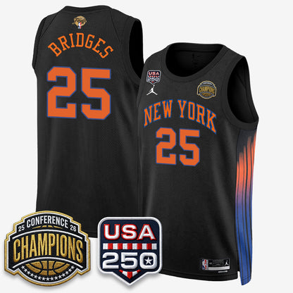 NYK 2026 NBA Eastern Conference Champions City Edition Jersey - Stitched