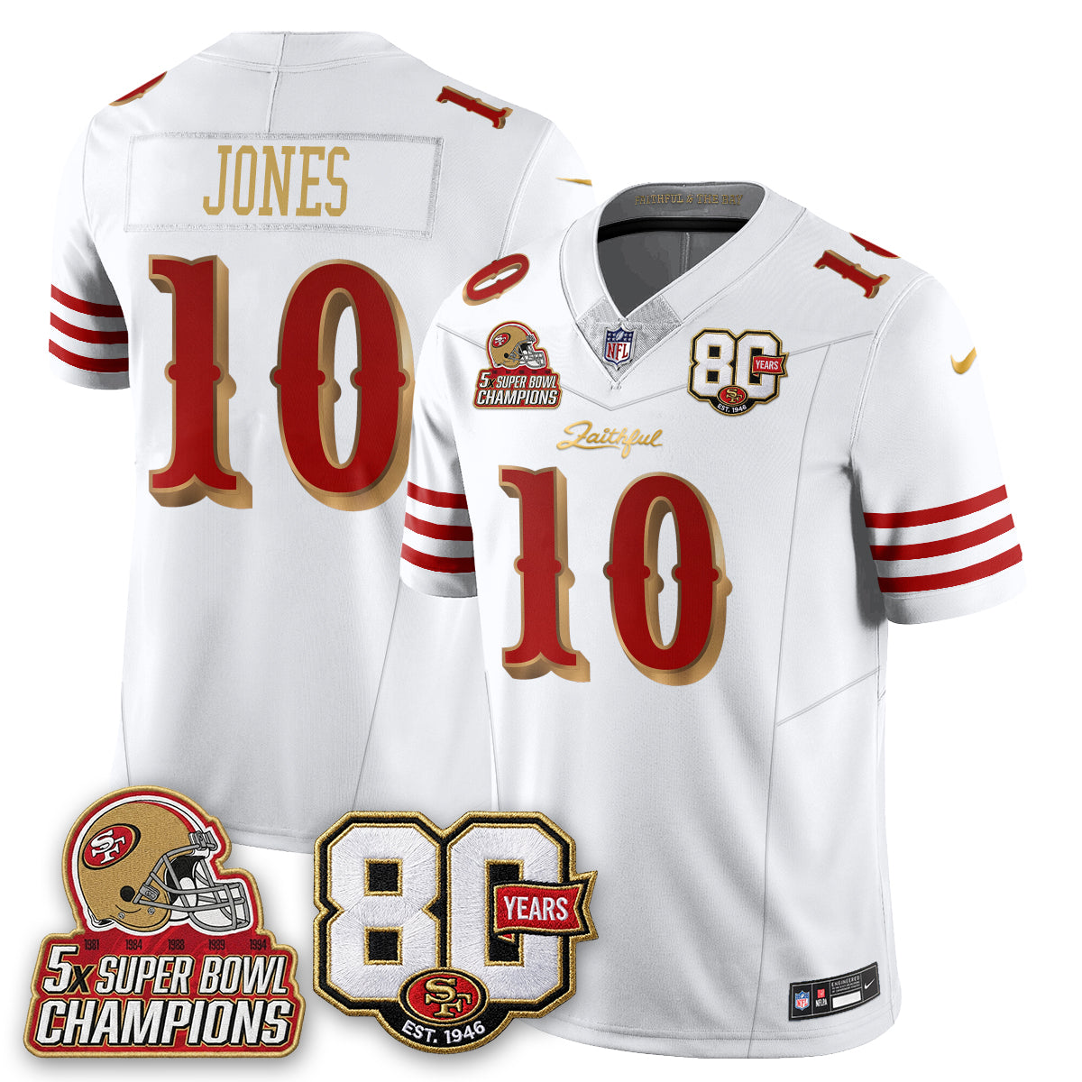 SF 80 Years & 5X Champs Rivalries Edition - Stitched (2)