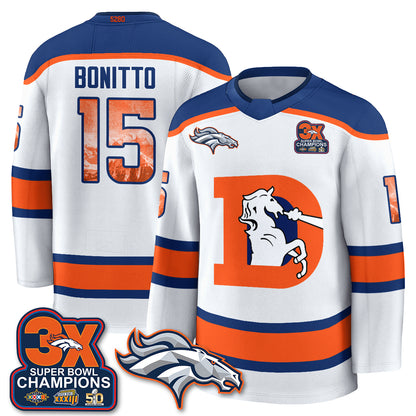 DEN Fan Gear Edition Hockey Jersey - Stitched