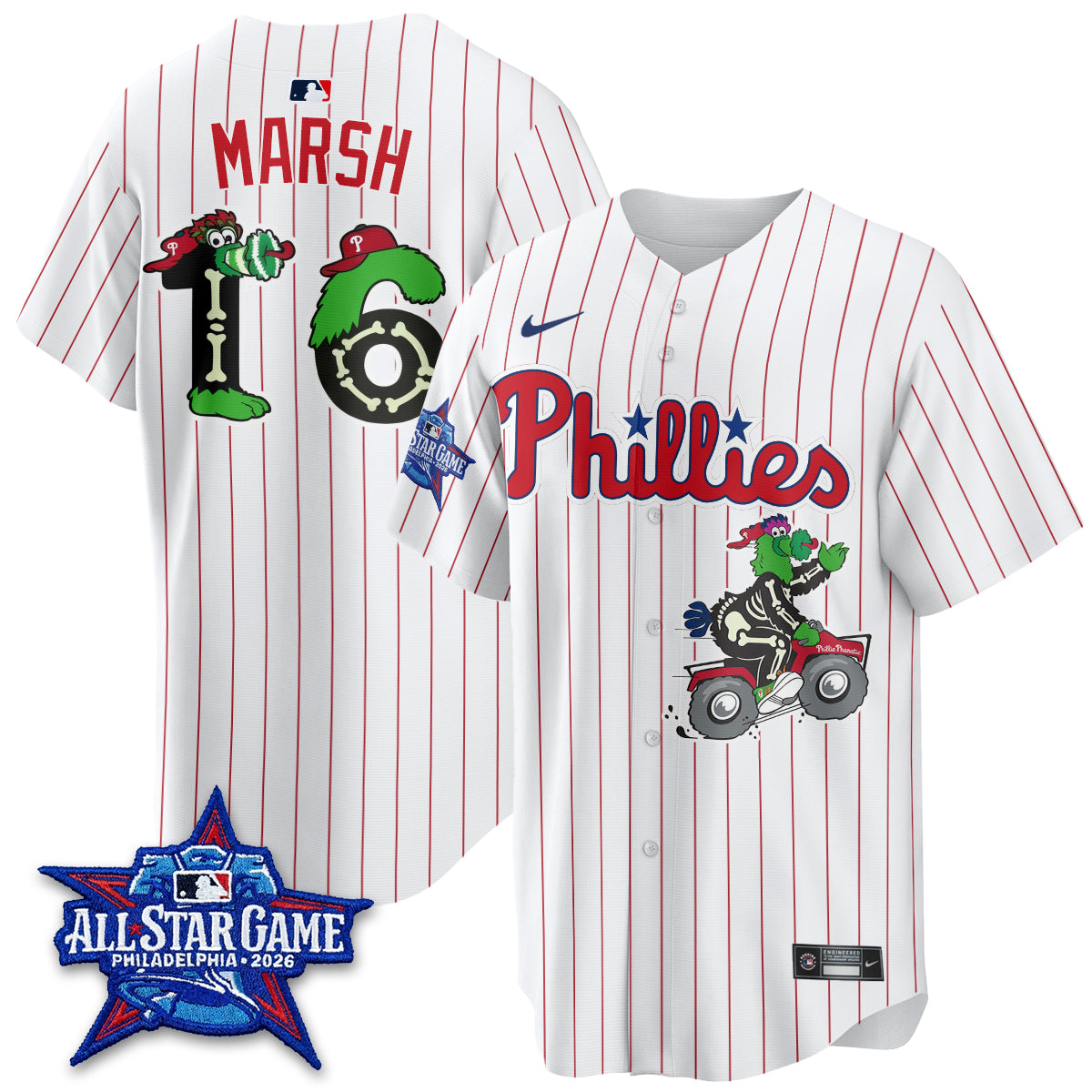 PHI Skeleton Edition Vapor Jersey - Stitched