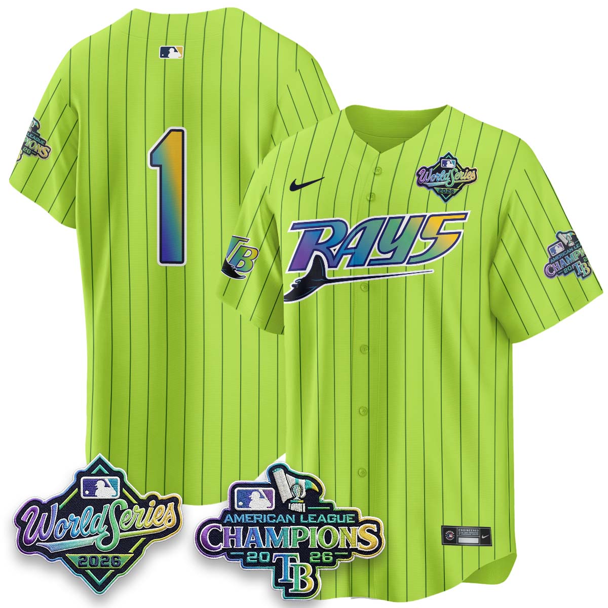 TB 2026 AL Champions Limited Vapor Jersey - Stitched