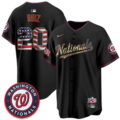 WSH 2026 Independence Day USA Vapor Jersey - Stitched