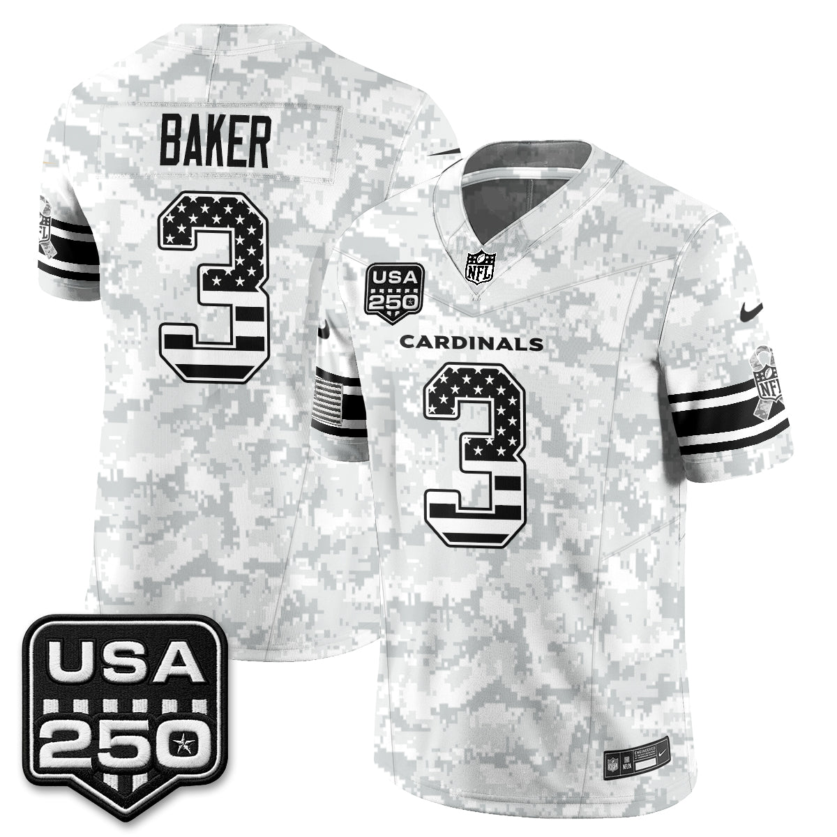ARI 2026 Salute to Service Vapor Jersey - Stitched
