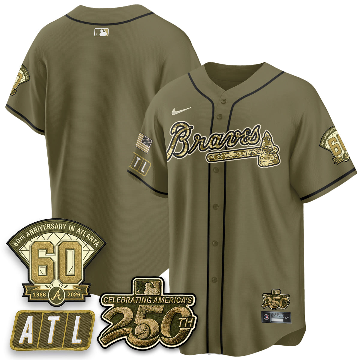 ATL Salute to Service 2026 Vapor Limited Jersey - All Stitched