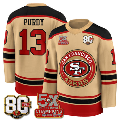 SF 4X Champs Hockey Jersey - Stitched