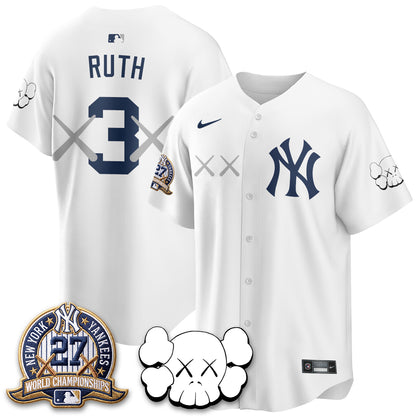 NYY x KAWS Edition Vapor Jersey - Stitched