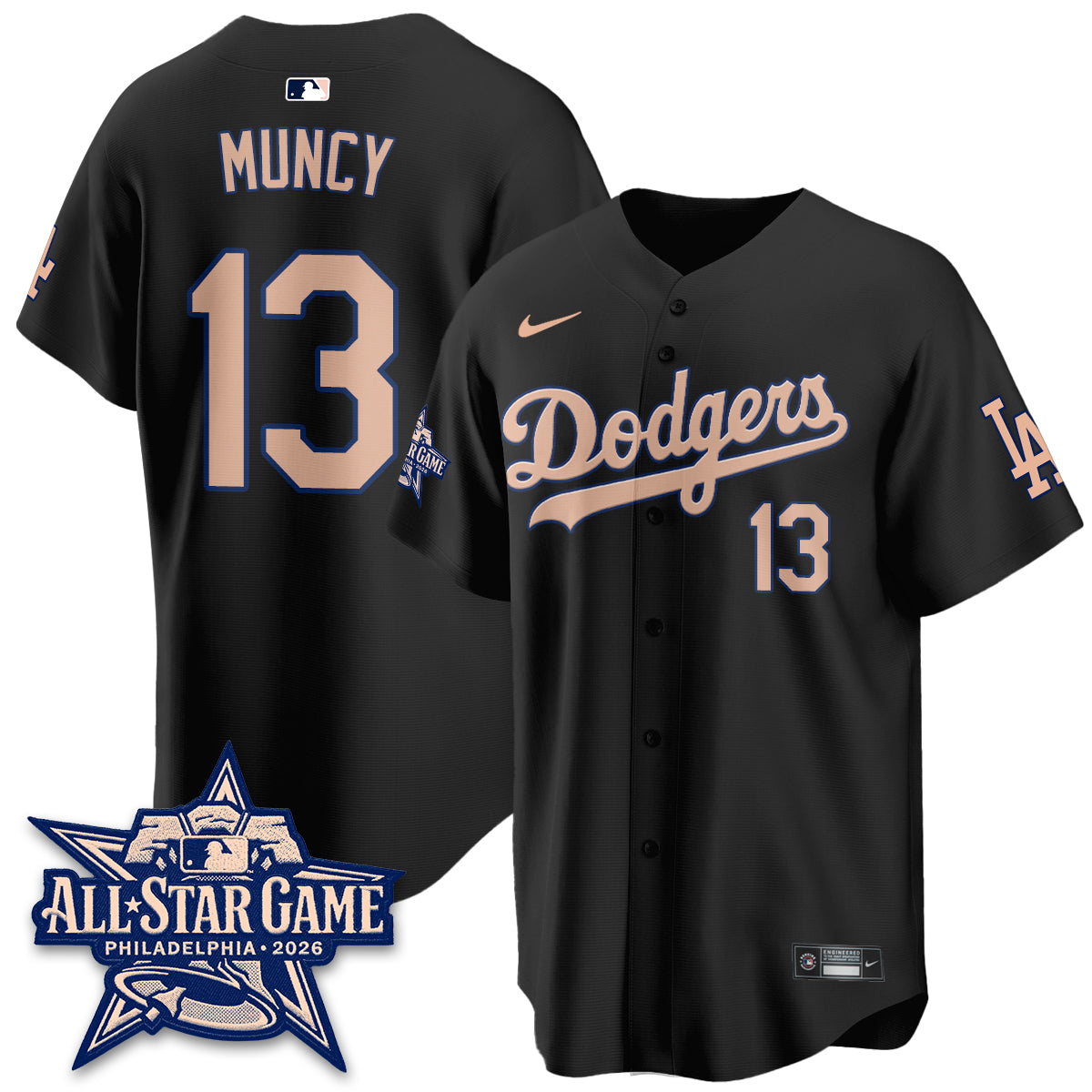 Los Angeles Dodgers All Star Game 2026 Vapor Jersey - Stitched