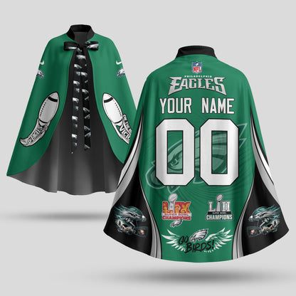 PHI Champions Edition Custom Strap Shawl Cape - Printed