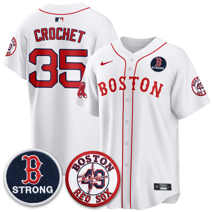 BOS Tim Wakefield Memorial Patch Vaper Premier Limited Jersey - All Stitched V2