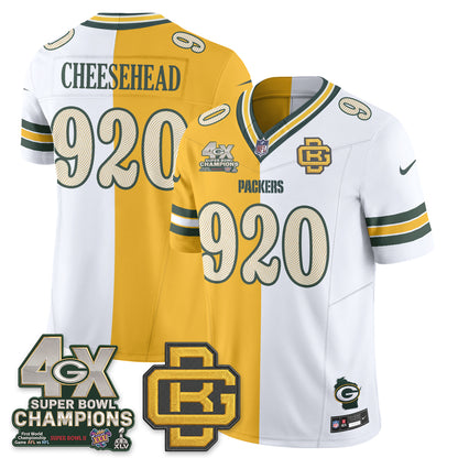 Green Bay Packers Rivalries Split Edition Vapor Jersey - Stitched