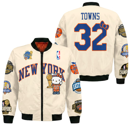 NYK 2026 NBA Finals Champions Limited Edition Bomber Jacket V3- Printed