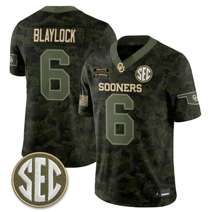 OU 2026 Salute to Service Vapor Jersey - Stitched