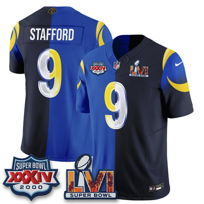 Los Angeles Rams Rivalries Split Vapor Jersey - Stitched