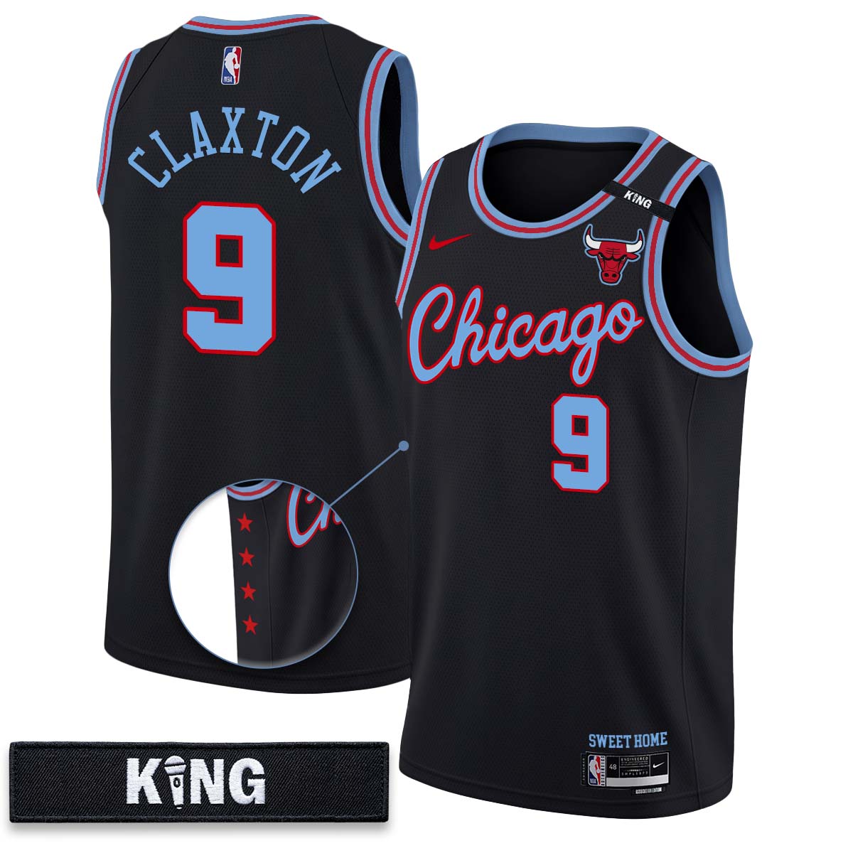 Chicago Bulls 10 Years Anniversary Vapor Jersey - Stitched