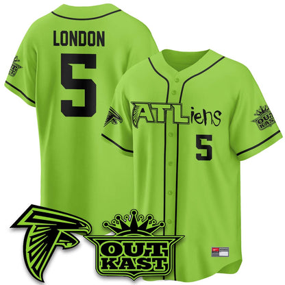 ATL 30th Anniversary ATLiens Baseball Vapor Jersey - Stitched