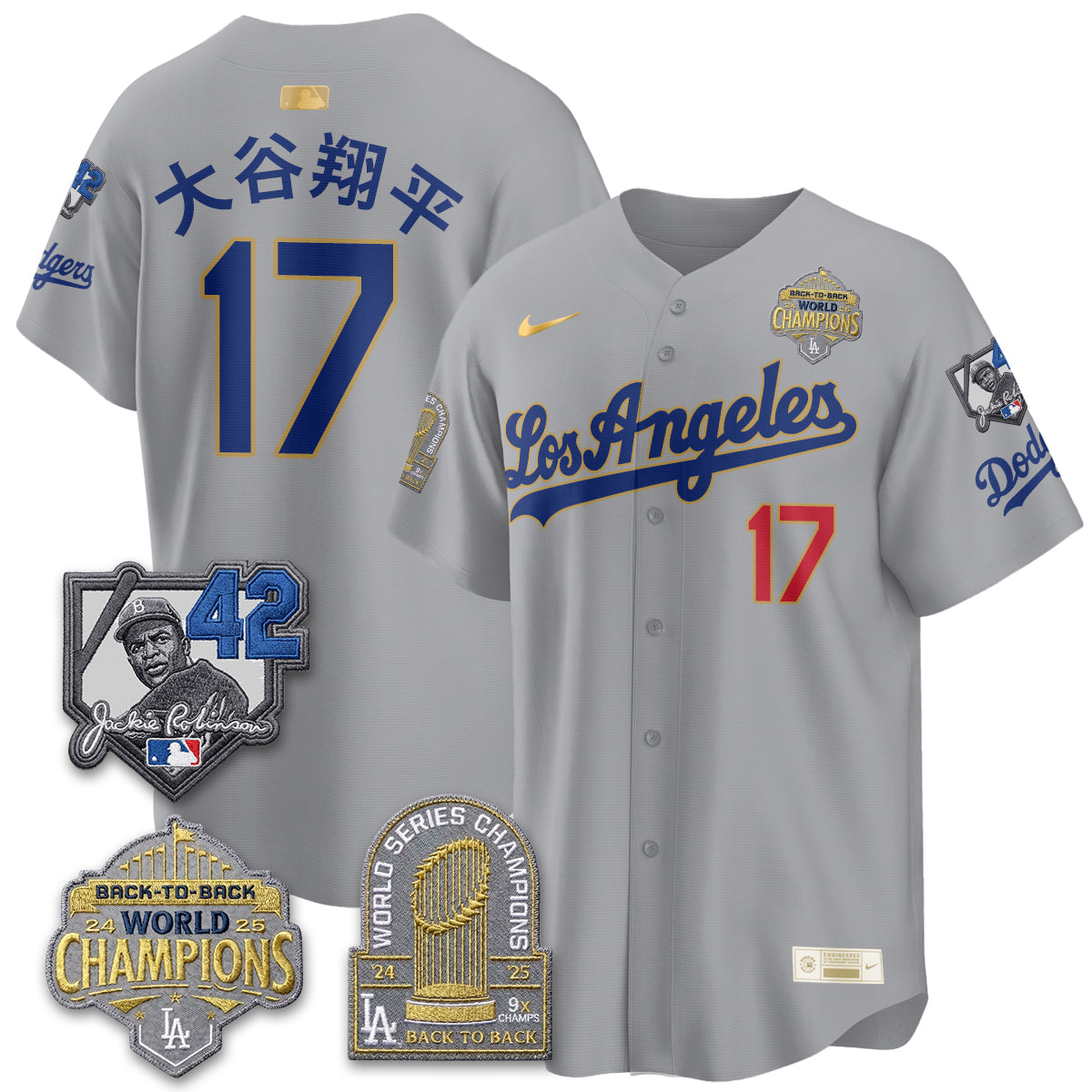 LAD 2026 New Era Gold Collection Vapor Limited Jersey - B2B Champs - All Stitched