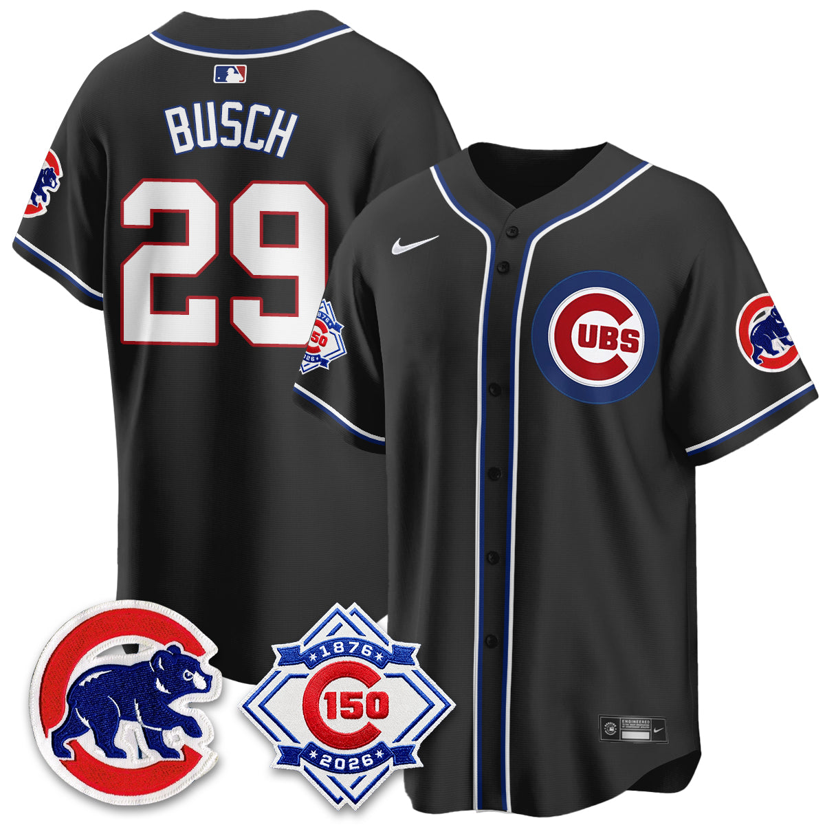 CHC 150th Anniversary Black Out Style Vapor Premier Limited Jersey - All Stitched (1)