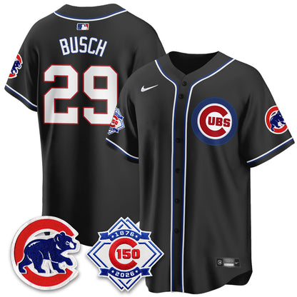 CHC 150th Anniversary Black Out Style Vapor Premier Limited Jersey - All Stitched (1)