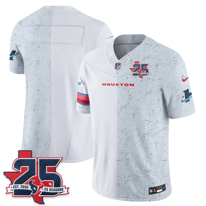 HOU Fan Gear Split Vapor Jersey - Stitched