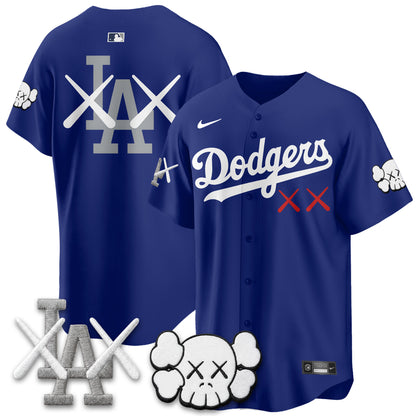 Los Angeles Dodgers x KAWS Edition Vapor Jersey - Stitched