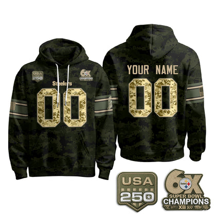 PIT 2026 Salute To Service Edition Pullover Custom Hoodie - Printed