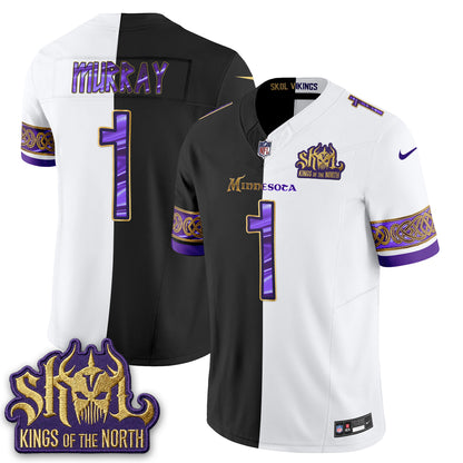 Minnesota Vikings Warrior Split Edition Vapor Jersey - Stitched