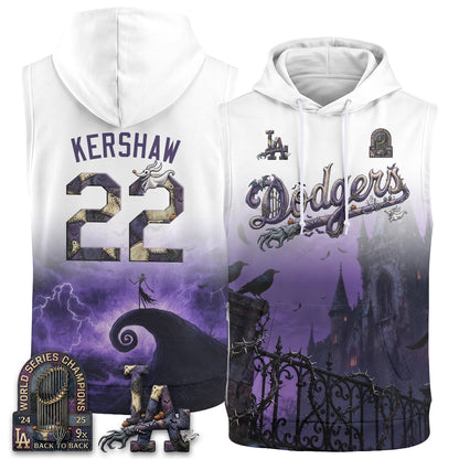 LAD Nightmare Edition Sleeveless Hoodie Tank Top - Printed