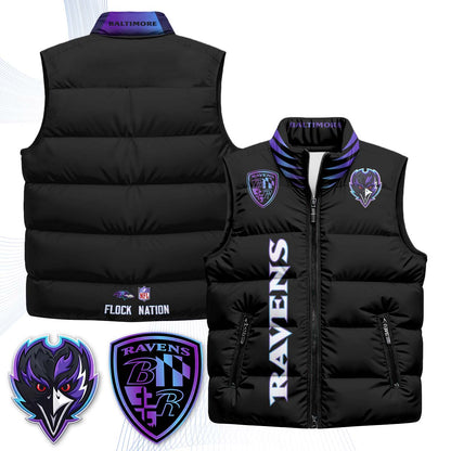BAL "The Flock" Puffer Vest - Printed (2)