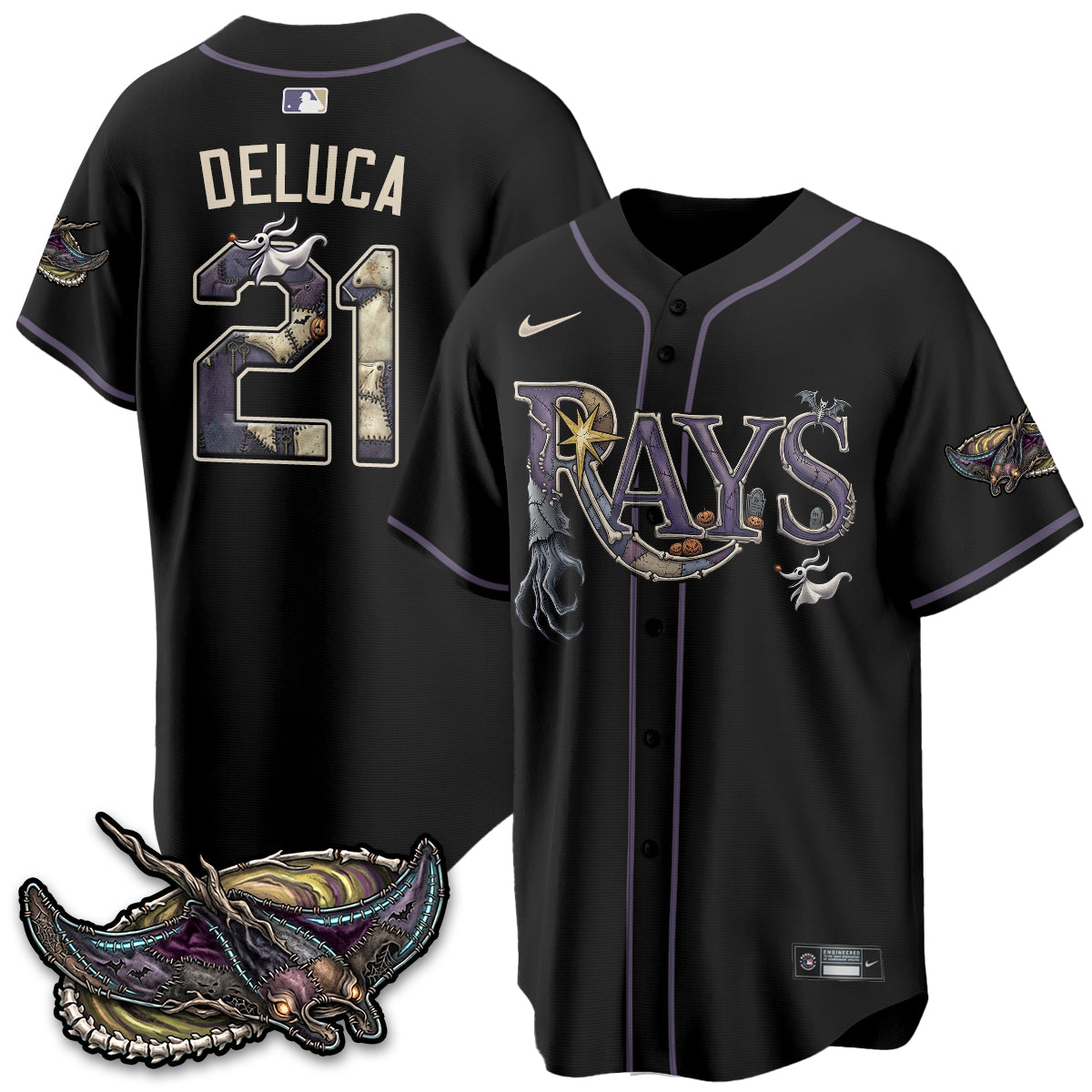 TB Nightmare Edition Vapor Jersey - Stitched