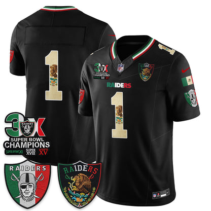 LVR 3X Champs Mexico Edition Vapor Jersey - Stitched