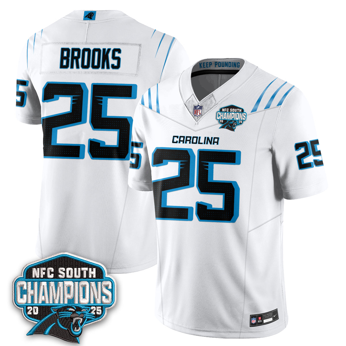 Carolina Panthers Fangear Edition Vapor Jersey - Stitched