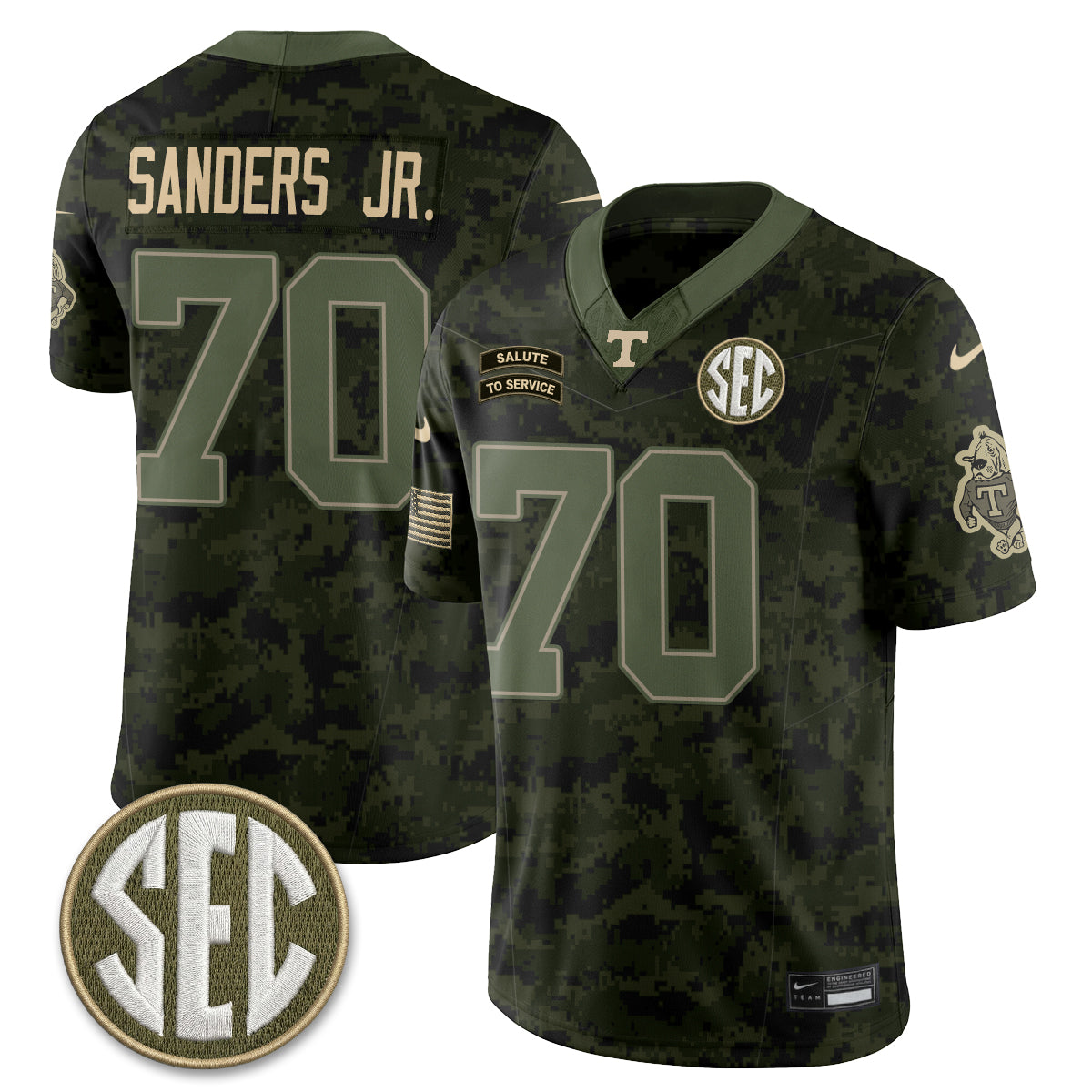 TENN 2026 Salute to Service Vapor Jersey - Stitched