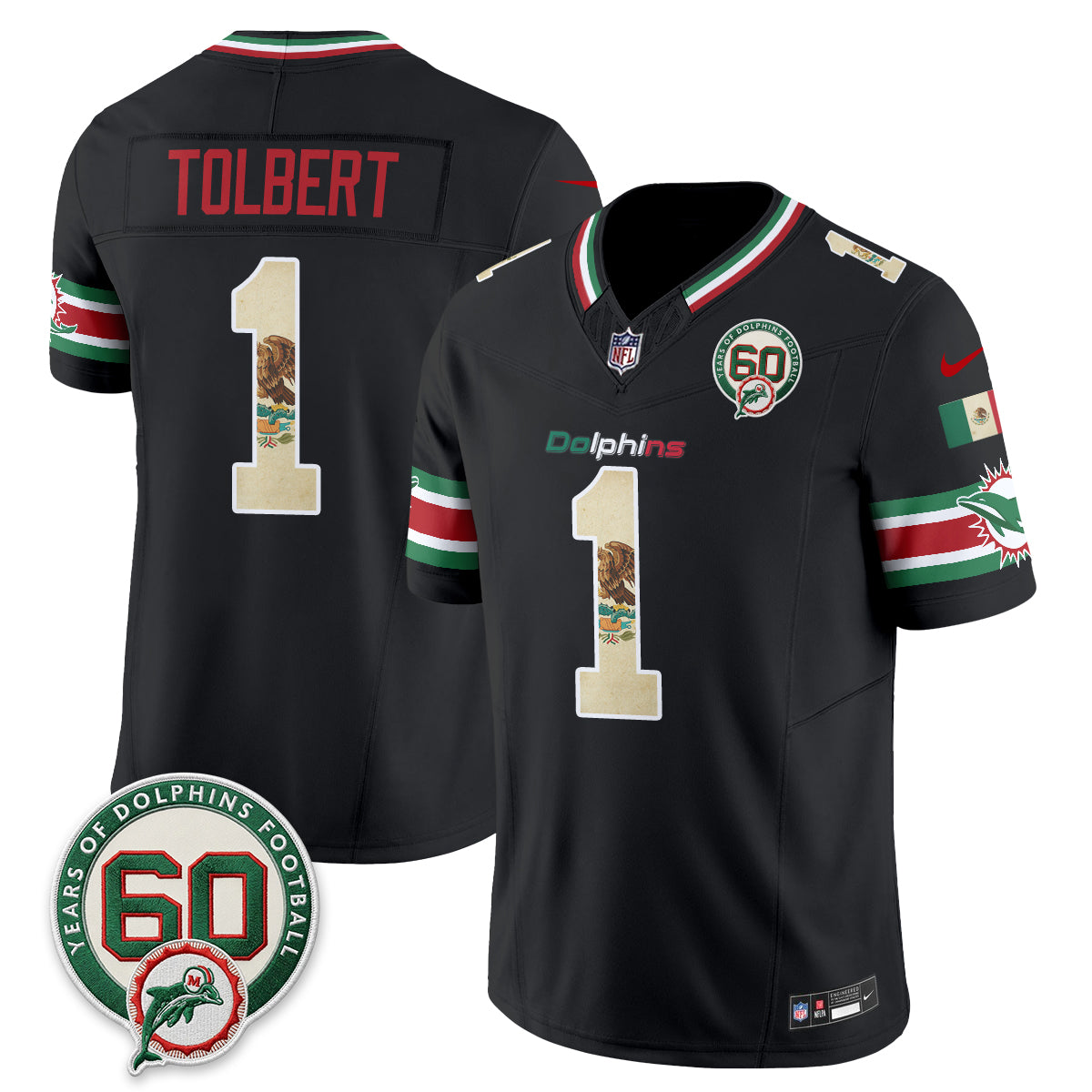 MIA Mexico Edition Vapor Jersey - Stitched