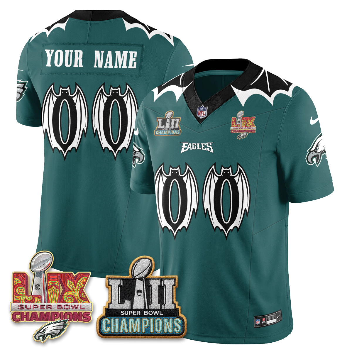 PHI x Bat Edition Vapor Custom Jersey - Stitched