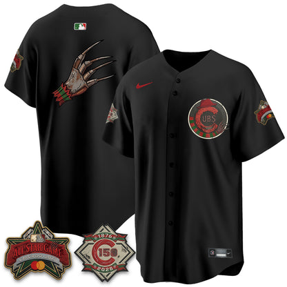 CHC A Nightmare on Wrigley Field Edition Vapor Jersey - Stitched
