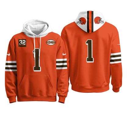 CLE 1946 Anniversary Patch Hoodie - Stitched