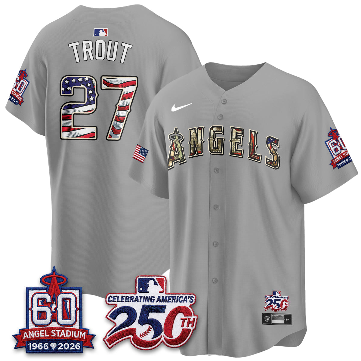 LAA 2026 Independence Day USA Vapor Limited Jersey - Stitched