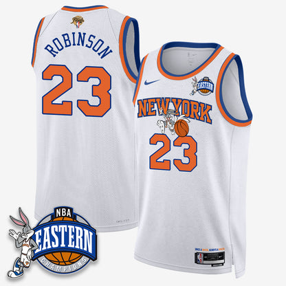 New York Knicks 2026 NBA Finals x Bunny Vapor Jersey - Stitched