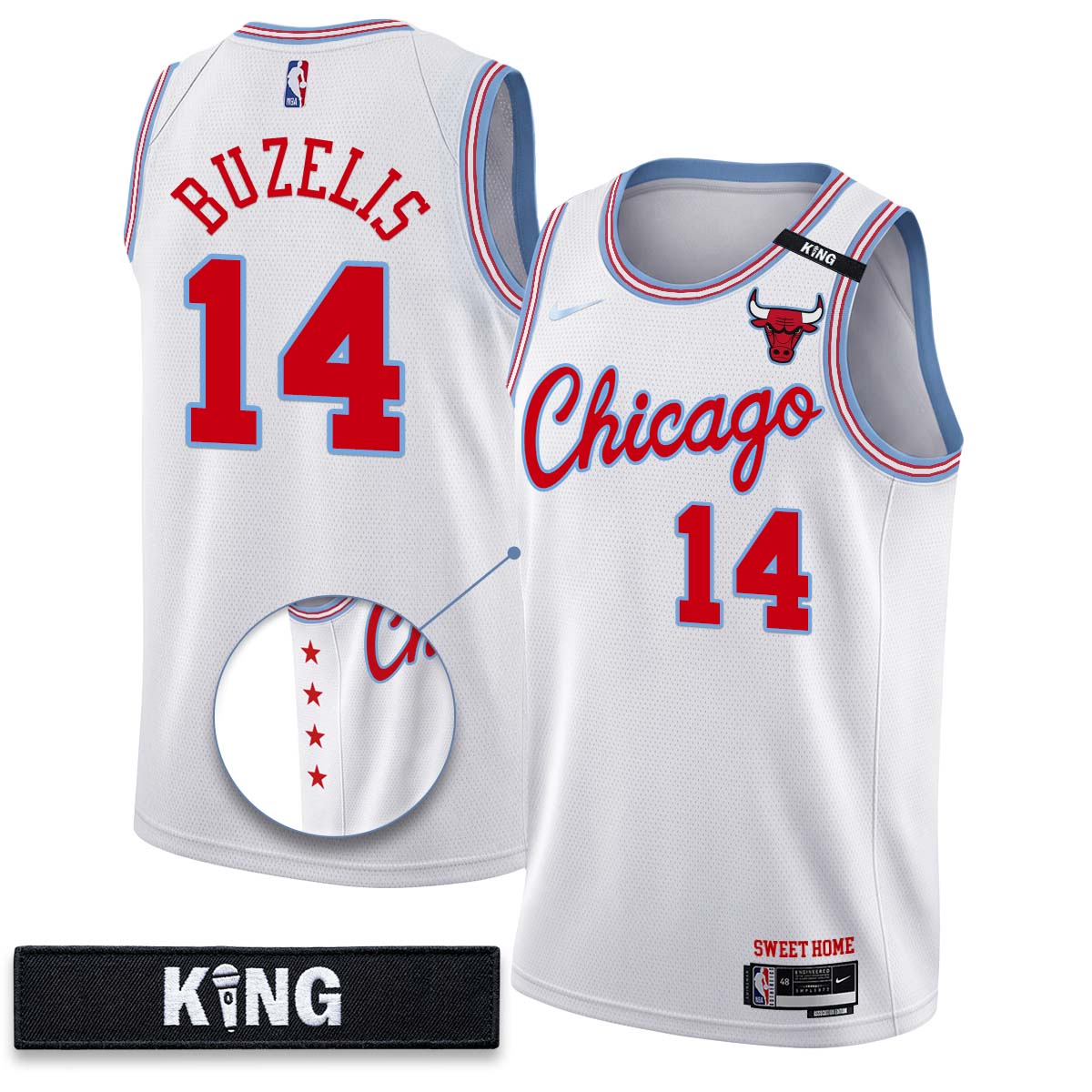 Chicago Bulls 10 Years Anniversary Vapor Jersey - Stitched