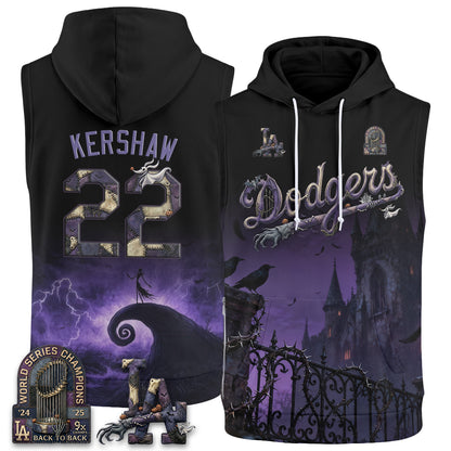 LAD Nightmare Edition Sleeveless Hoodie Tank Top - Printed