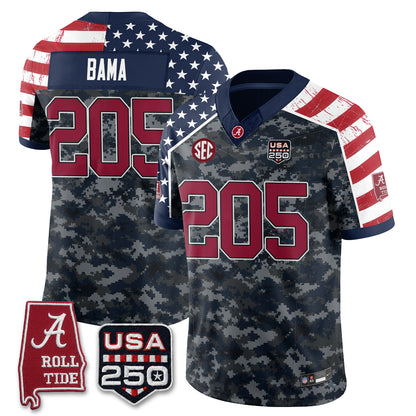 BAMA Camouflage Edition 2026 Vapor Limited Jersey - Stitched